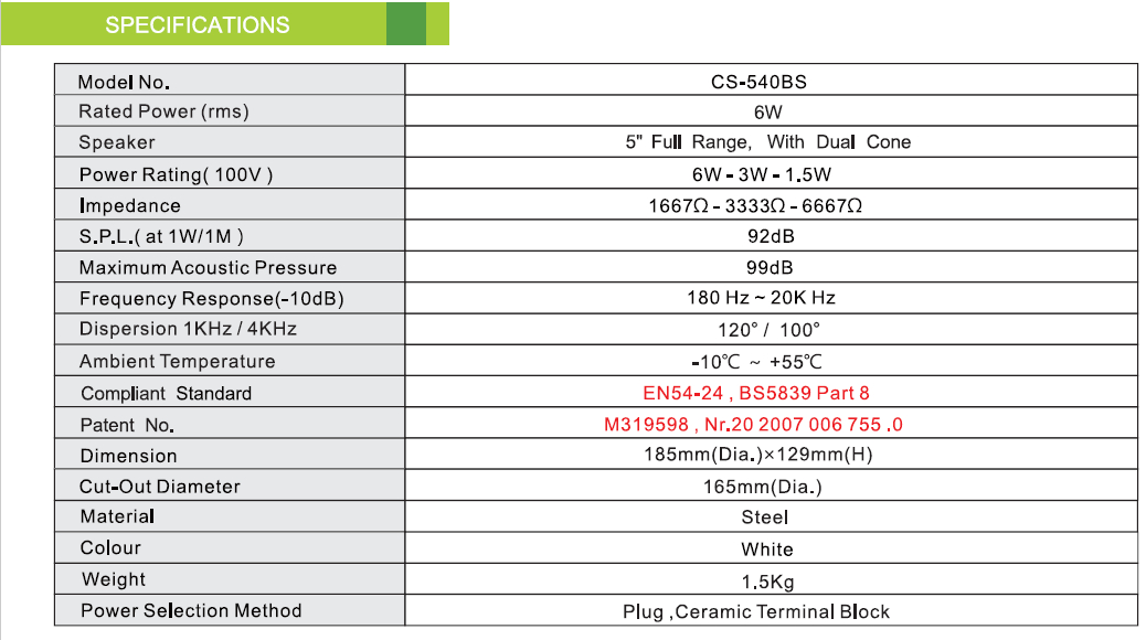 CS-540BS